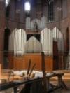Orgel tijdens de opbouw in 2005. Foto: Piet Bron. Datering: 24 August 2005.